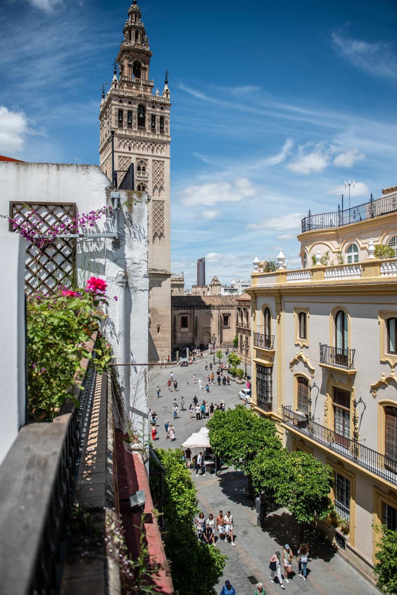 セビリアDuplex Luxury Giralda With Terraceアパートメント エクステリア 写真